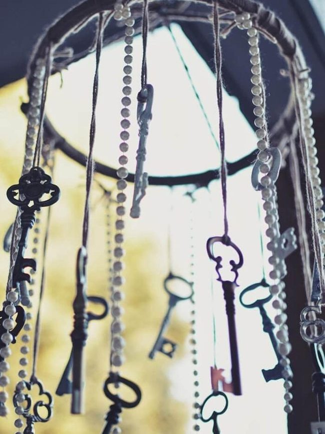 Vintage Keys Tinkling Wind Chime