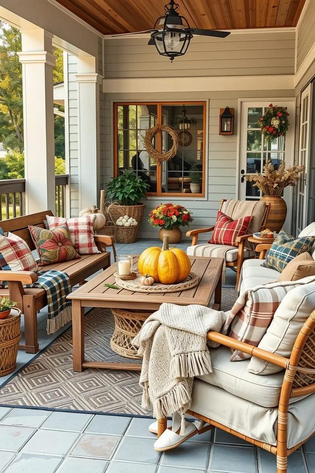Rust Orange Canvas Alfresco Living