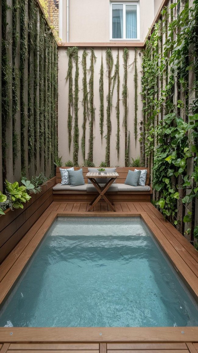 Compact Backyard Water Oasis