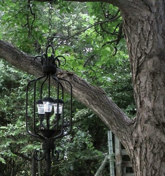Wire-Wrapped Glass Solar Lanterns