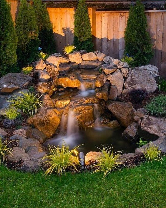 Cascading Stone Water Feature