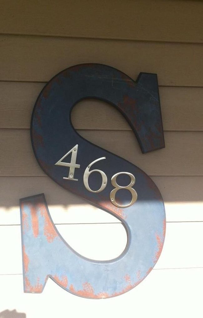 Family Initials Bold Welcome