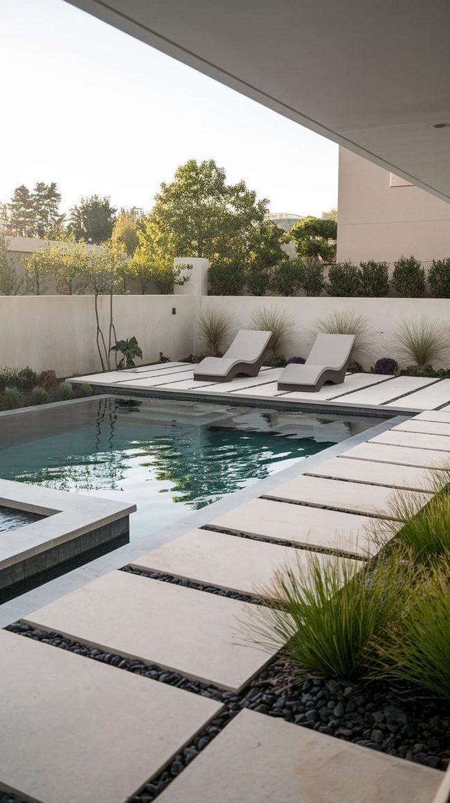 Tropical Lagoon Backyard Oasis