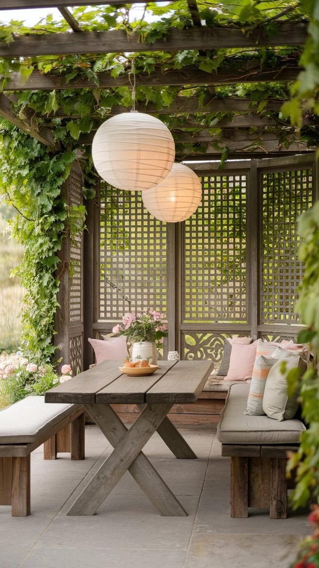 Living Lattice Patio Canopy