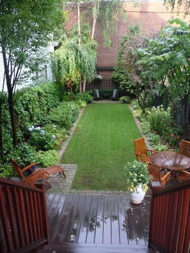 Bold Blooms Line Narrow Garden Path