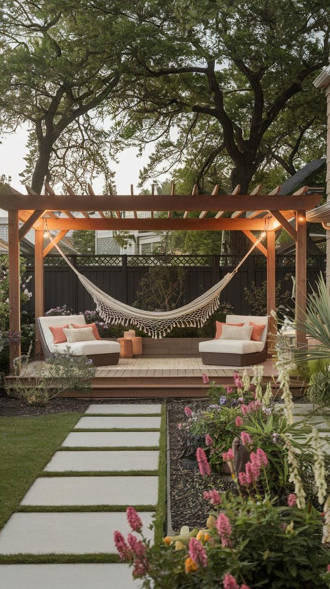 Hammock Haven with Soft Mulch