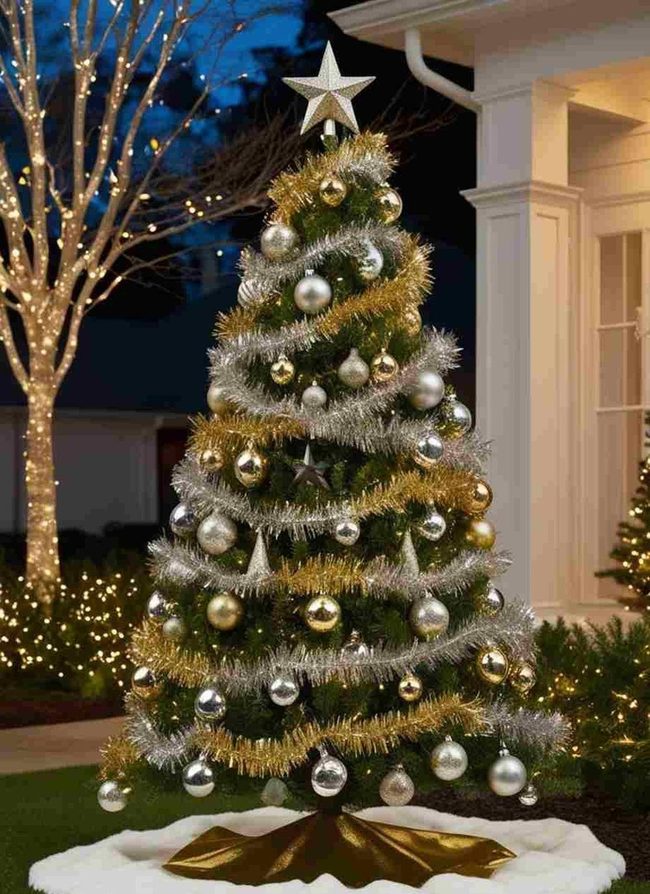 Metalliclic Sparkle Year Trees