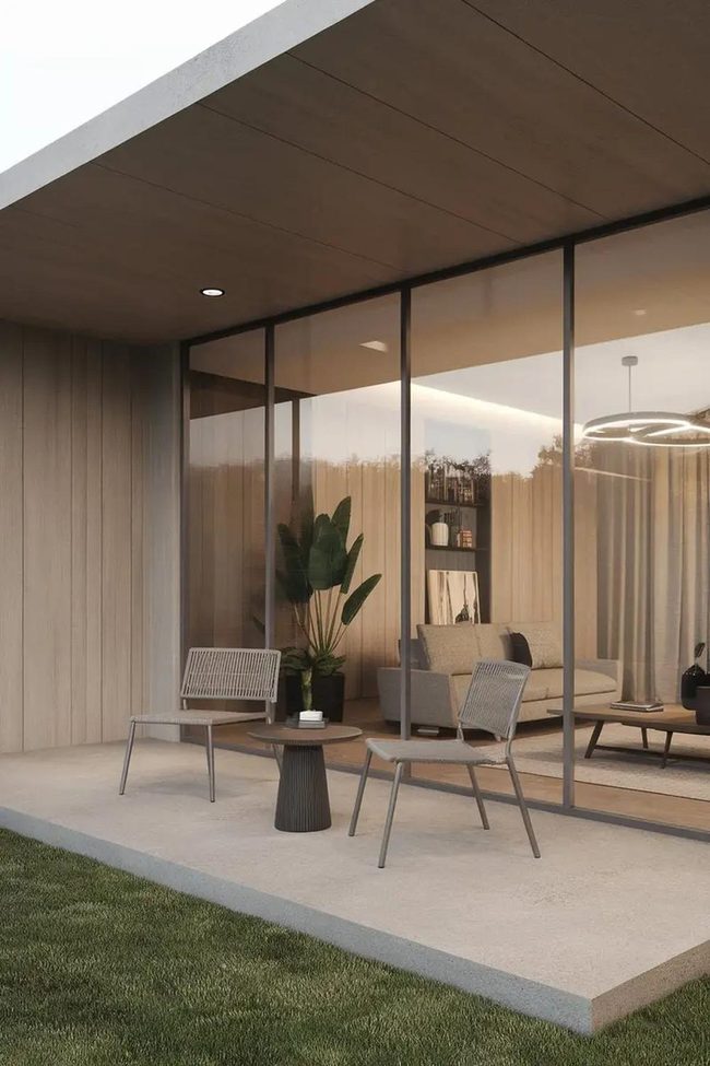 Clean Lines Flat Roof Patio