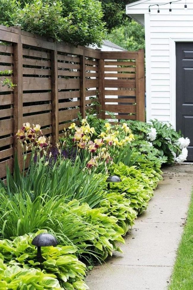 Green Pathways Through Blooming Borders