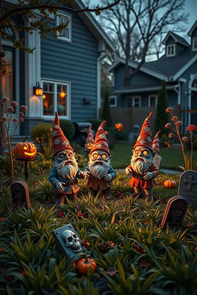 Undead Gnomes Lawn Invasion