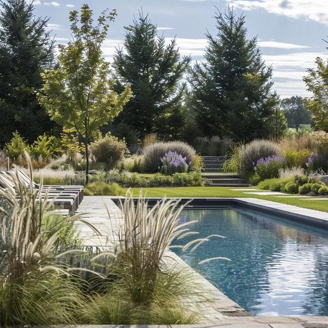 Stone And Greenery Pool Retreat