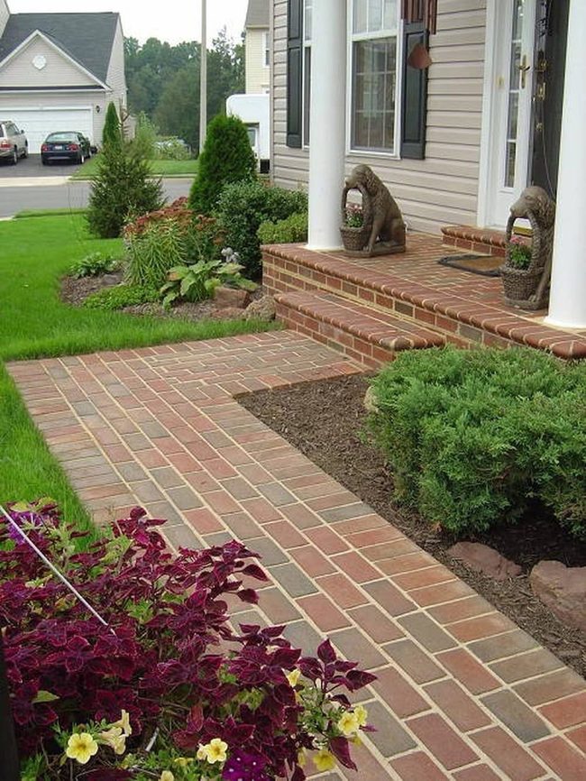 Terracotta Brick Porch Foundation