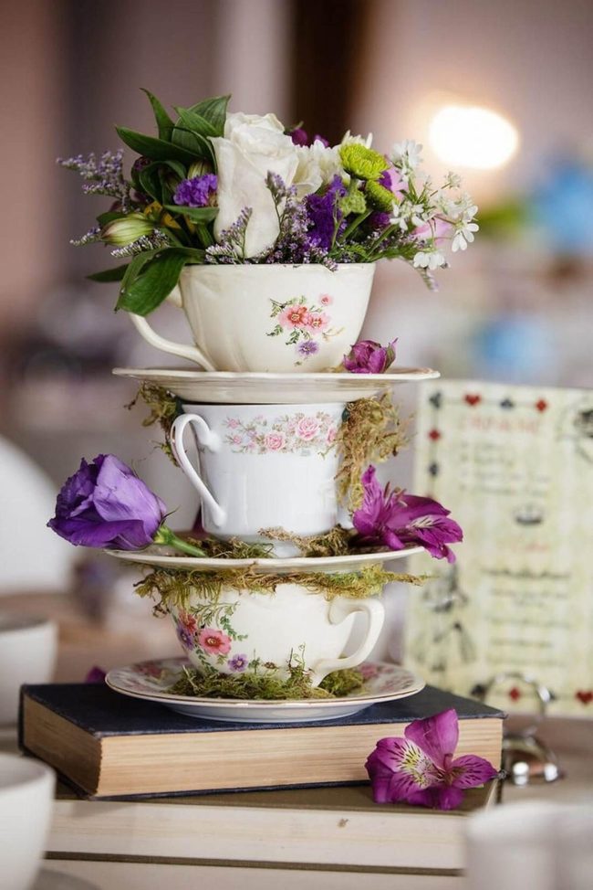 Vintage Teacup Blooms