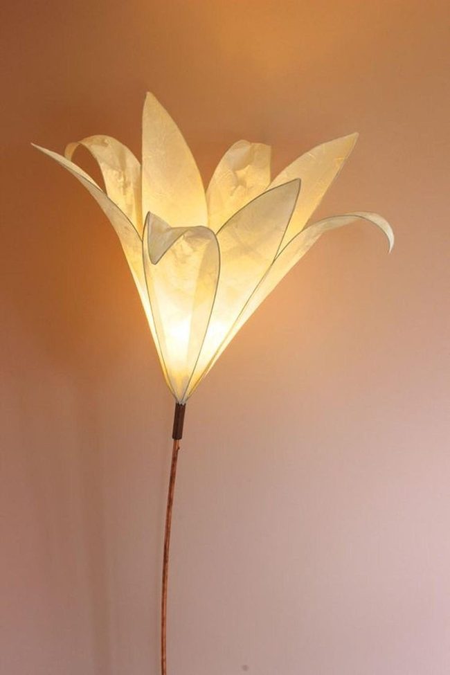Petal-Shaped Floor Lamps With Artistic Silhouettes