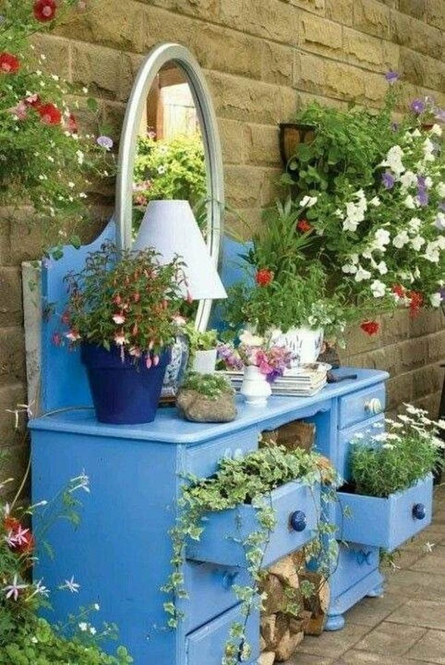 Colorful Pots Meet Vintage Charm