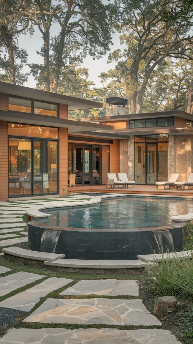 Sliding Glass Cabana With Hidden Bed