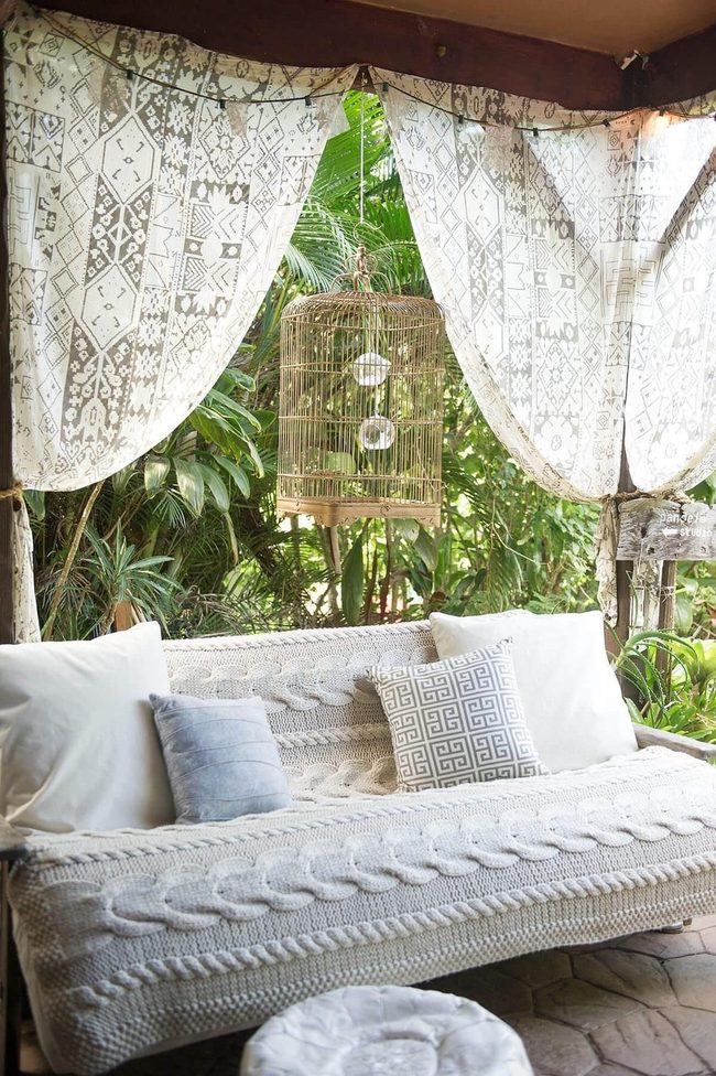 Earthy Tribal Patterns For Outdoor Spaces