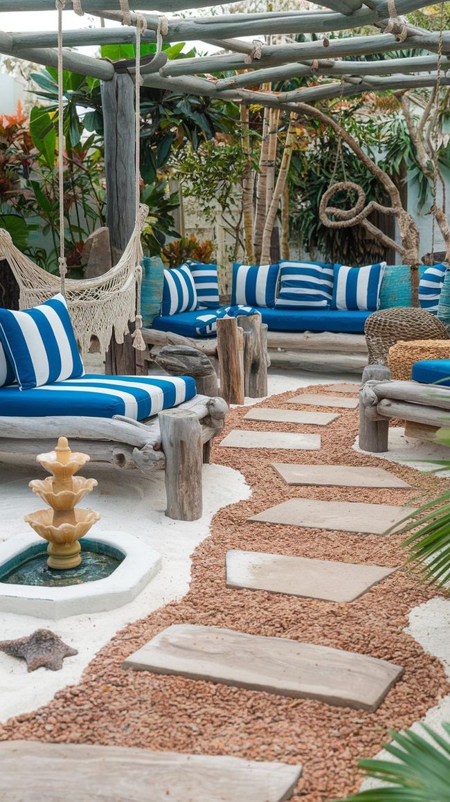 White Sand Coastal Patio