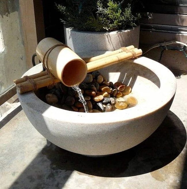Bamboo Water Cascades Small Spaces