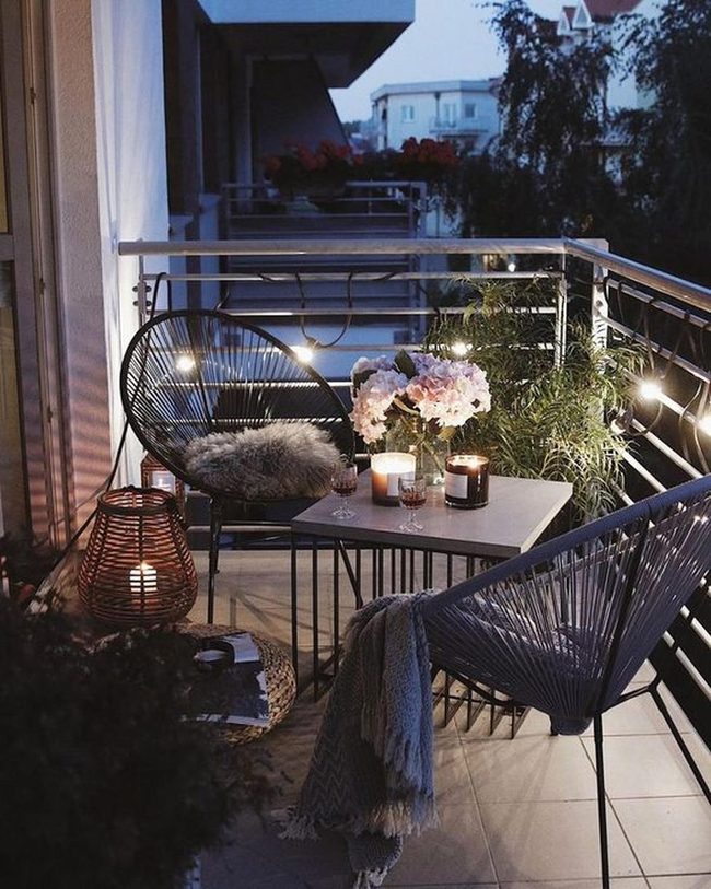 Pink Flowers, Golden Candlelight, Urban Escape