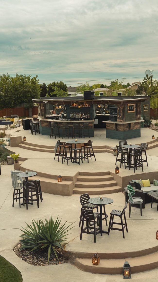 Stacked Stone Bar Levels