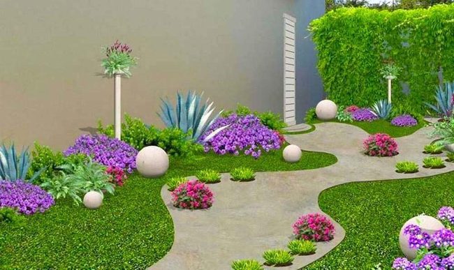 Purple Spheres Through Green Pathways