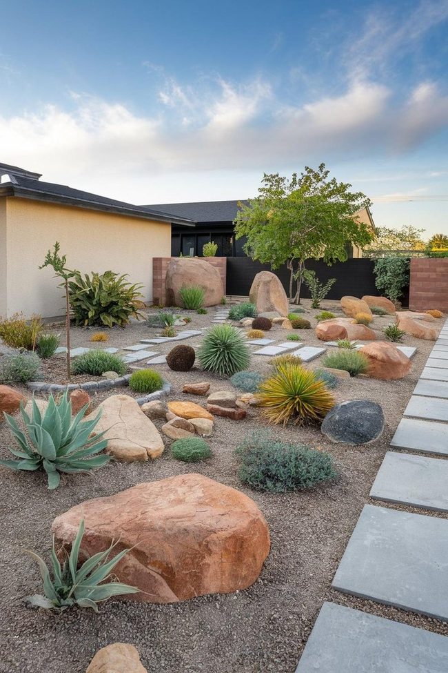 Drought-Tolerant Succulents And Shells