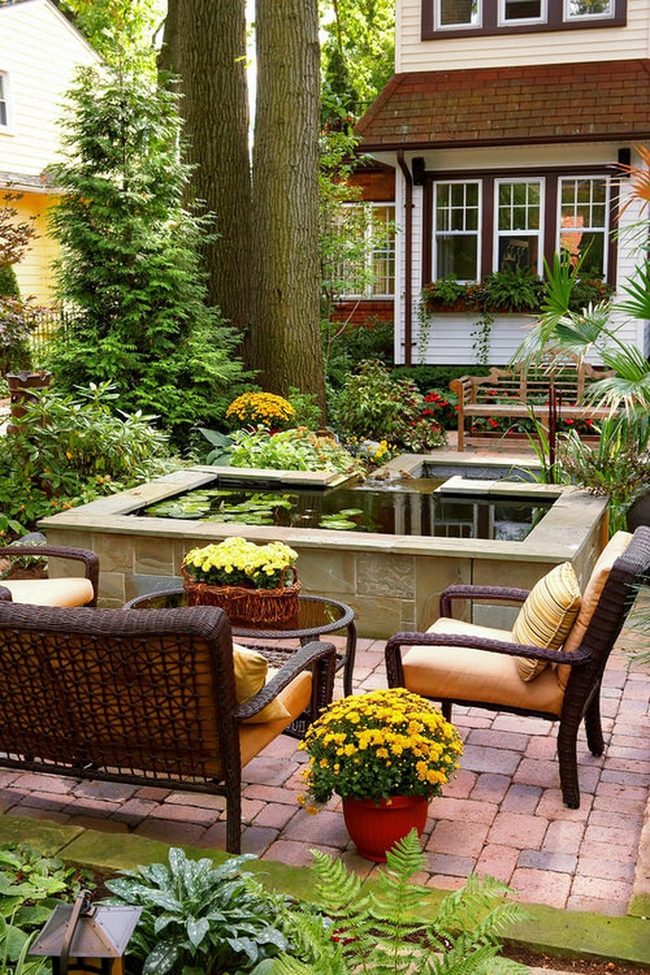 Elevated Pools Surrounded By Living Green