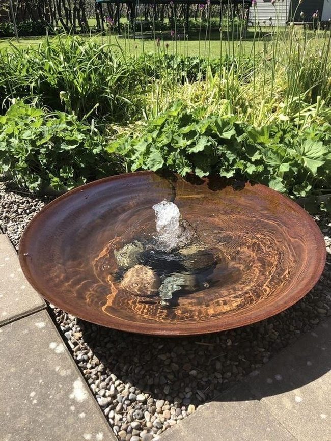 Copper Patina Water Features