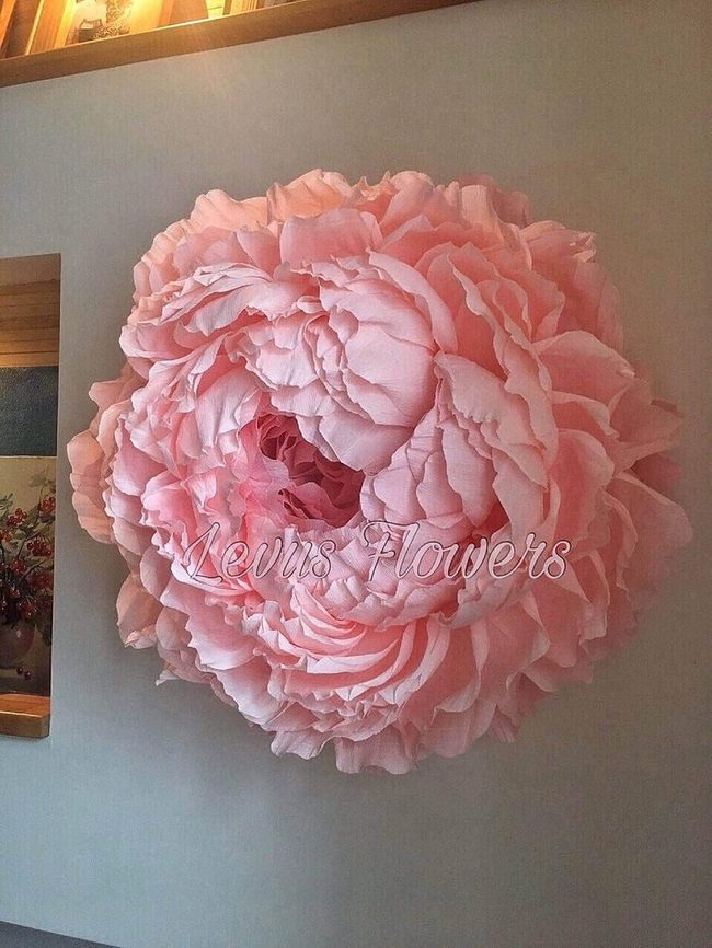 Giant Pink Peony Ball Wreath