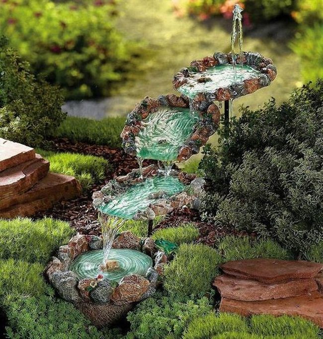 Cascading Multi-Level Water Features