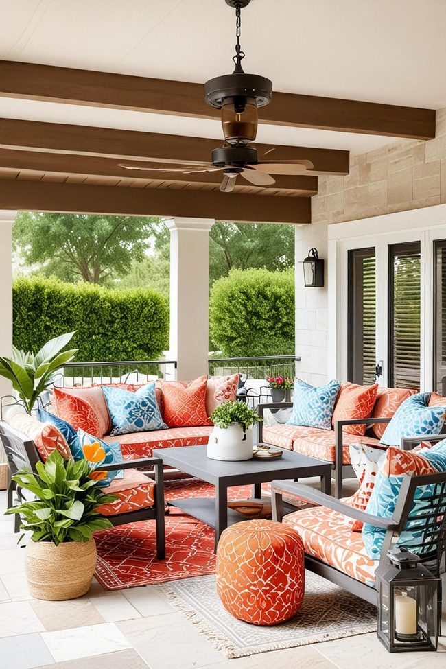 Bold Patterns, Weather-Proof Comfort