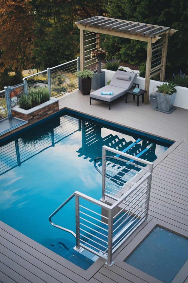 Travertine Pool Deck Heat Relief