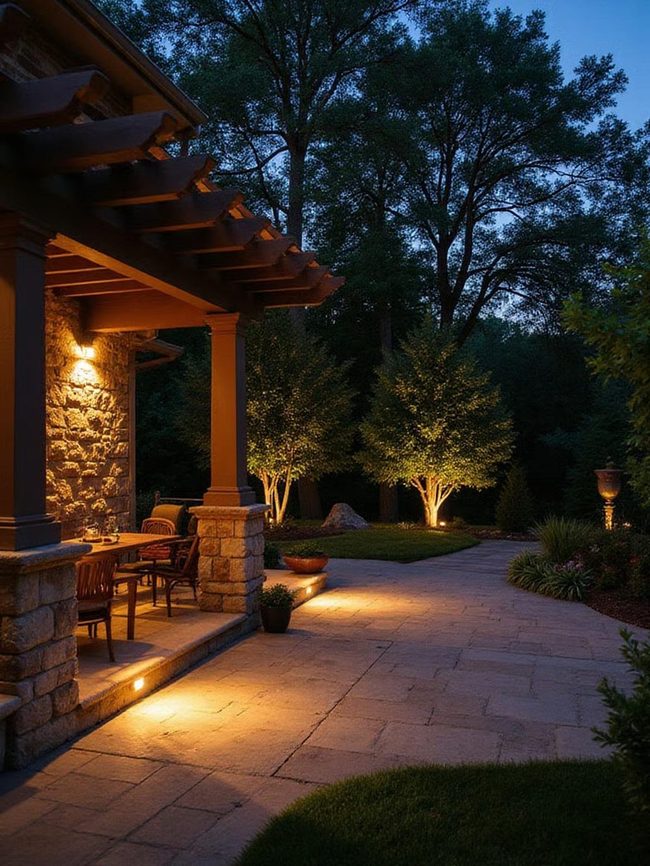 Low-Angle Light On Landscape Features