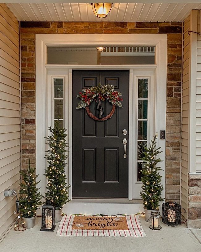 Glowing Greenery Entrance Welcome