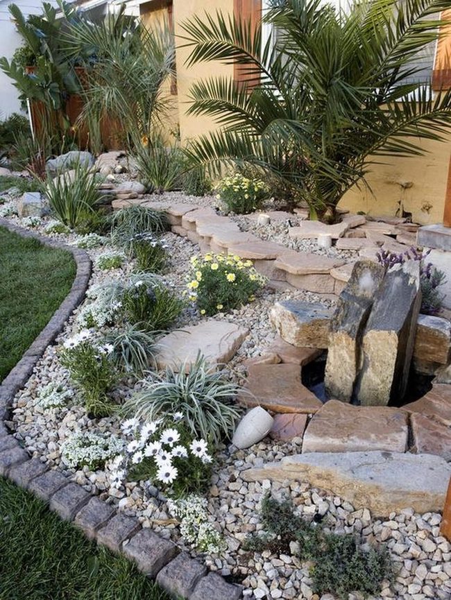 Yellow Walls Frame Tropical Garden Spaces