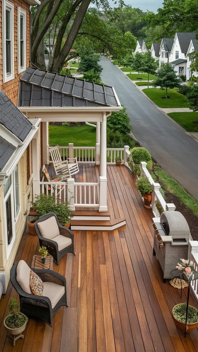 Built-In Deck Benches Boost Space