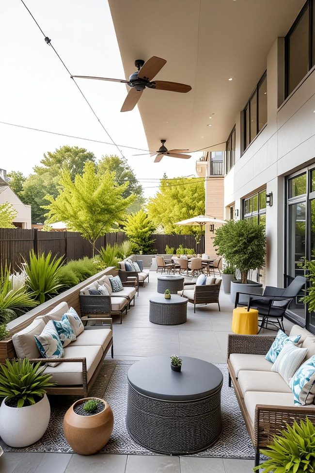 Modular Seating Transforms Yard Gathering