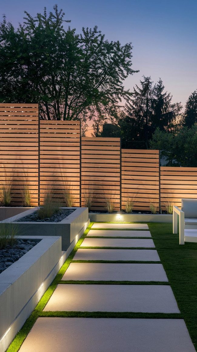 Offset Grain Panels Sleek Edge
