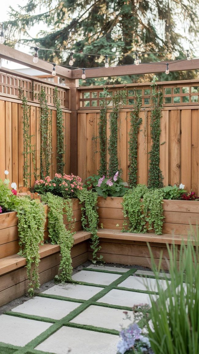 Vertical Green Fence Planters
