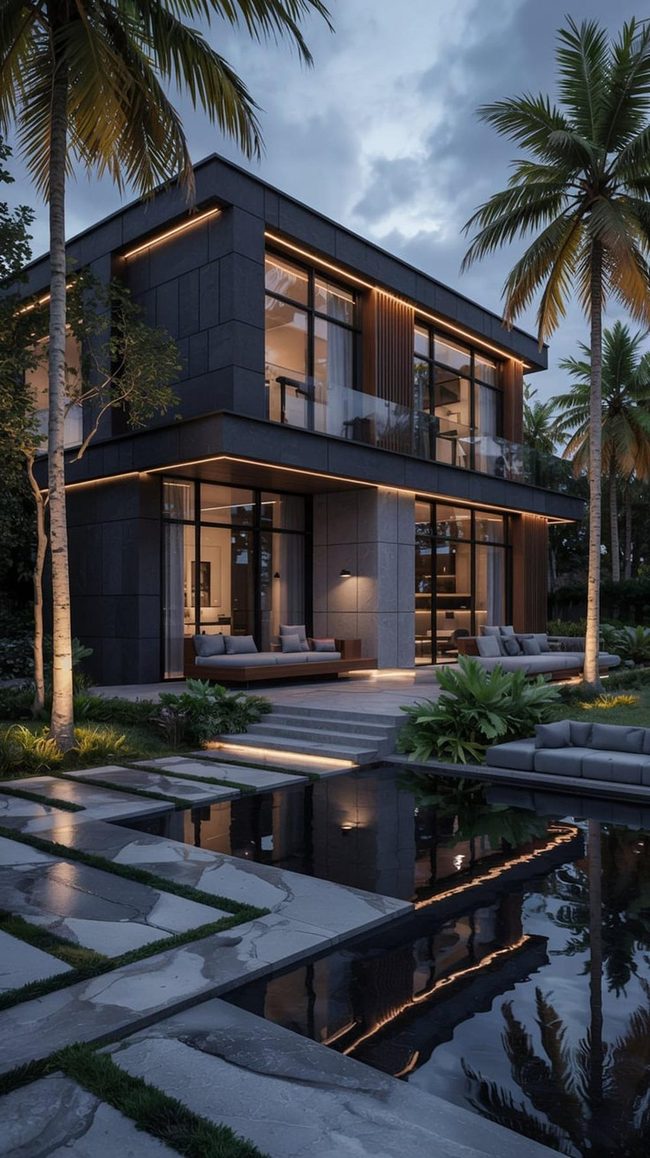 Oversized Numbers Make Addresses Pop