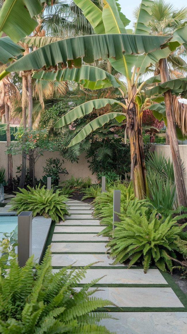 Layered Jungle Greenery Escape