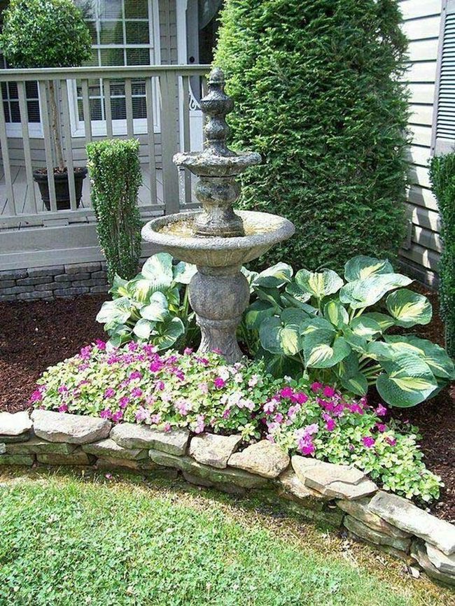 Flowing Water Bird Bath Centerpiece
