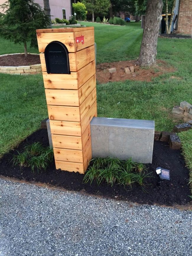 Wood And Concrete Entrance Statement