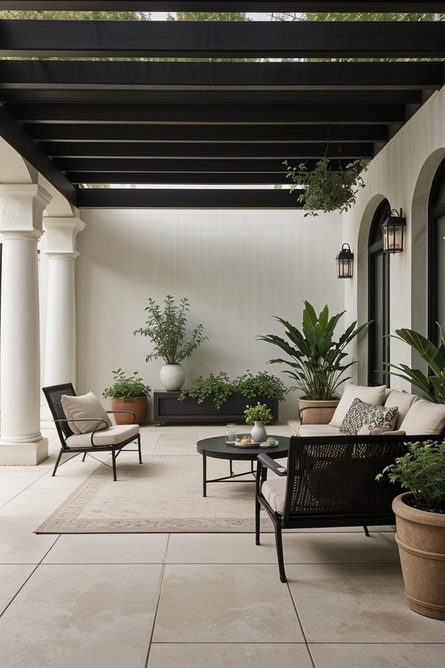 Steel and Glass Outdoor Living Spring