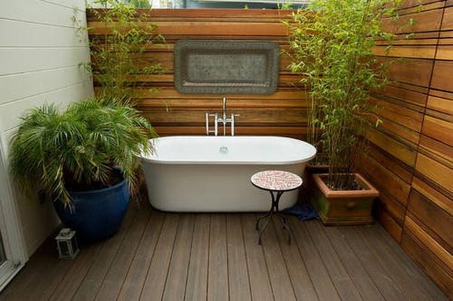 Potted Plants Screen Your Hot Tub