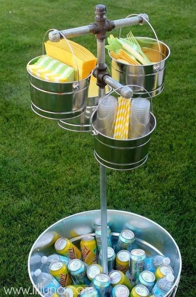 Ice Bucket Drink Station Setup