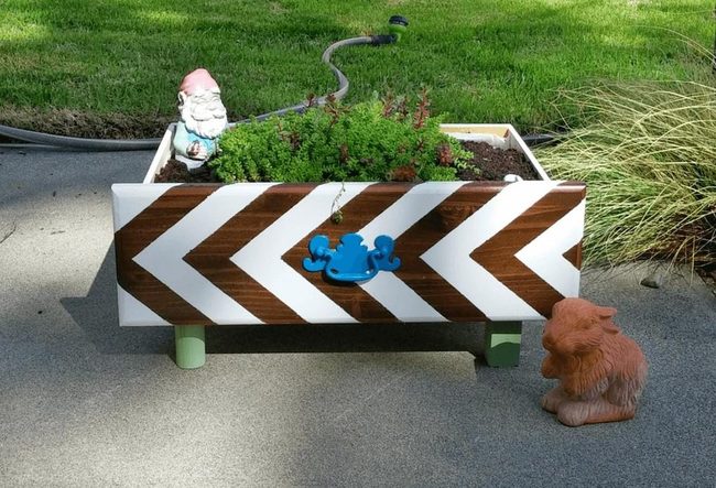 Colorful Wooden Drawers Garden Planters