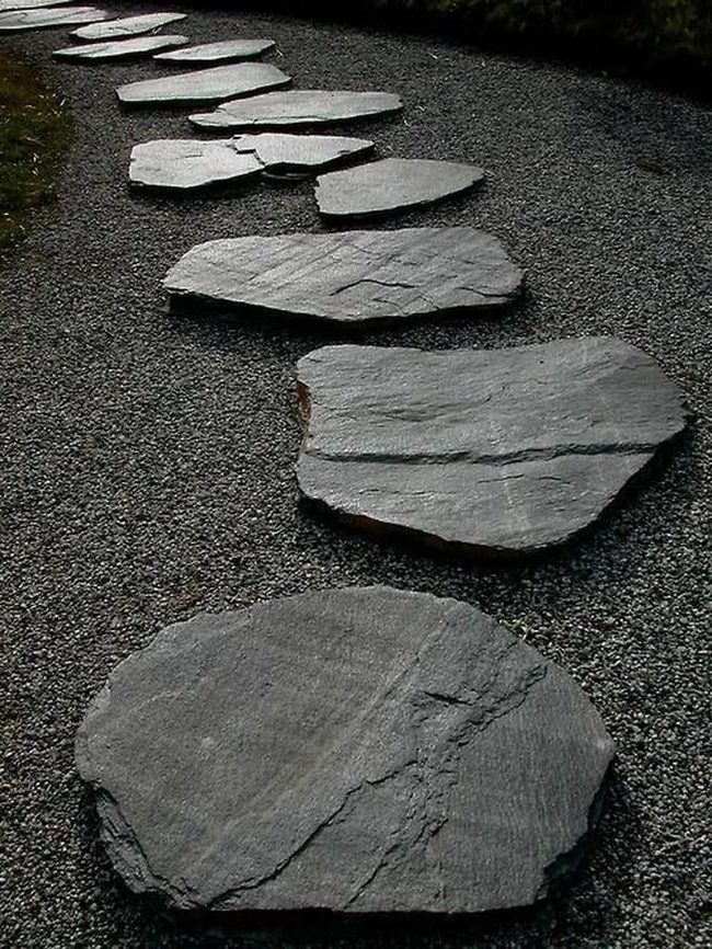 Stone Pathways Through Living Green