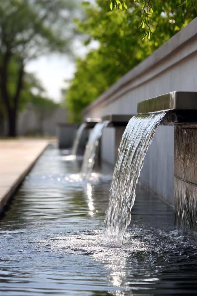 Cascading Water Masks Outdoor Noise